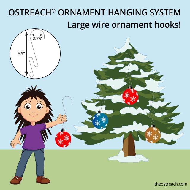 Christmas Hooks For Outdoor Pine Trees
